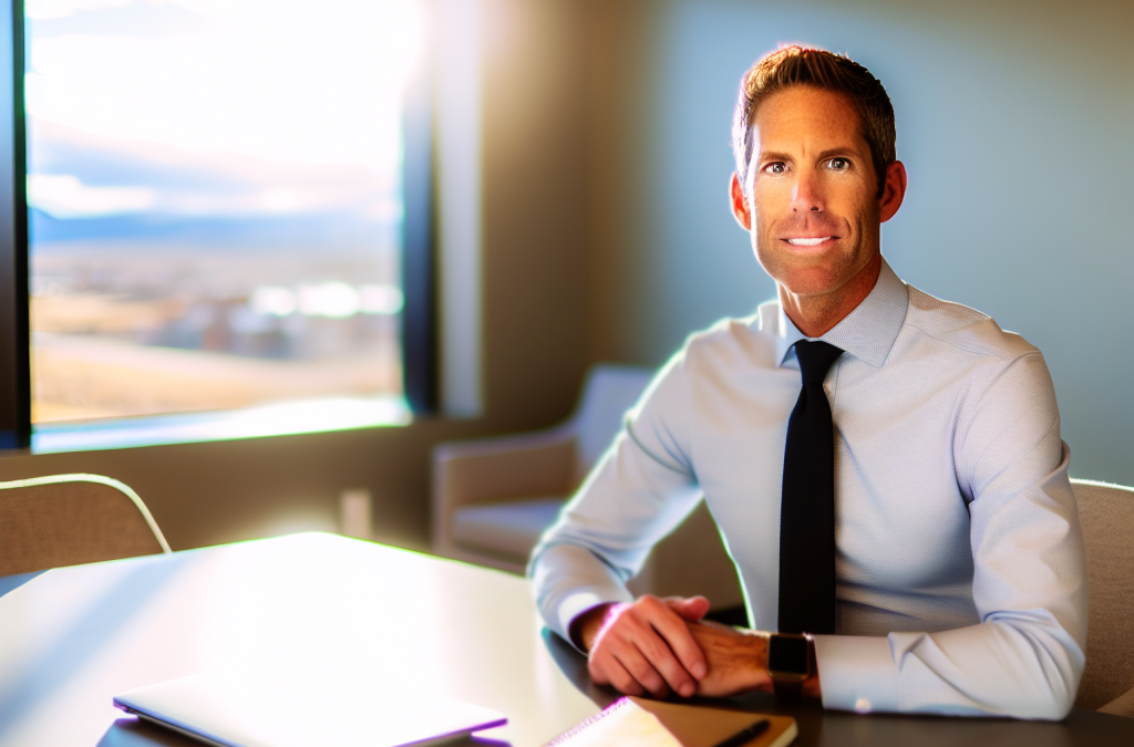 Professional entrepreneur in a modern office in Colorado’s Western Slope